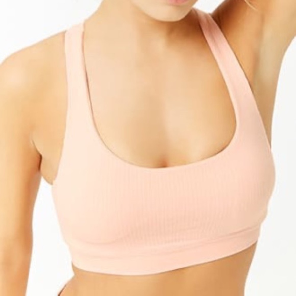 Forever 21 Light Pink Sports Bra